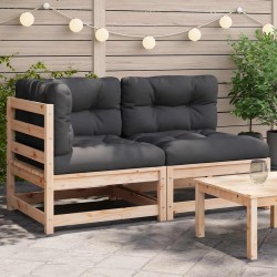 Ensemble à manger de jardin et coussins 11 pcs mélange beige 480109480109