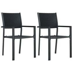 Ensemble de bar de jardin 7 pcs Résine tressée Marron 480122480122