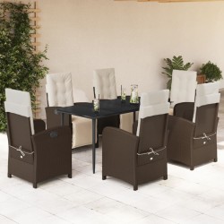 Salon de jardin avec coussins 13 pcs beige résine tressée 480177480177