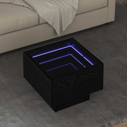 Salon de jardin 7 pcs avec coussins noir résine tressée 480250480250