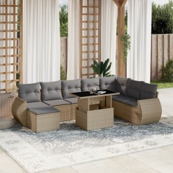 Chaises de jardin et coussins lot de 8 Bois acacia solide Gris 480543480543