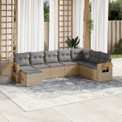 Chaise de jardin 6 pcs Gris clair 65,5 x 59 x 88 cm 480554480554