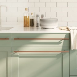 Salon de jardin 8 pcs avec coussins blanc crème bambou 480655480655