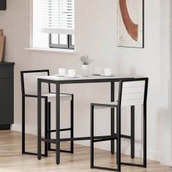 Ensemble à manger de jardin avec coussins 7 pcs Noir 480754480754