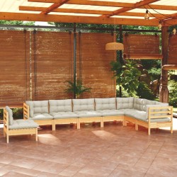 Sofa de milieu extérieur Bois d'Acacia Massif Naturel 480833480833