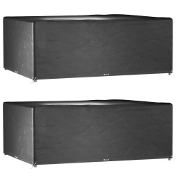 Salon de jardin avec coussins 7 pcs marron résine tressée 481010481010