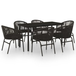 Salon de jardin avec coussins 10 pcs gris clair résine tressée 481443481443
