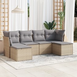 Salon de jardin avec coussins 13 pcs gris résine tressée 481478481478