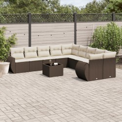Canapé d’extérieur Bois d'acacia massif et polyester Naturel 481625481625