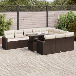 Canapé d’extérieur Bois d'acacia massif et polyester Naturel 481627481627
