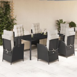 Chaises pliables de jardin lot de 8 avec coussins Bois d'acacia 481689481689