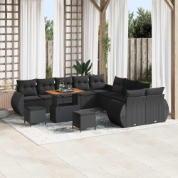 3 Pièce Sofa de milieu extérieur Bois d'Acacia Massif Naturel 481868481868