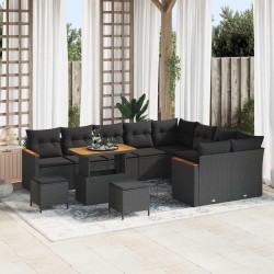 2 Pièce Sofa de milieu extérieur Bois d'Acacia Massif Naturel 481878481878