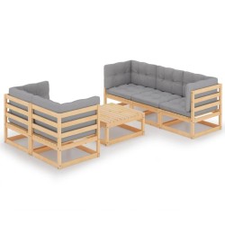 Pouf d'Extérieur Bois d'Acacia Massif Naturel 482260482260