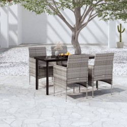 Salon de jardin avec coussins 10 pcs beige résine tressée 482321482321