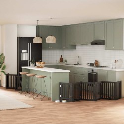 Ensemble de canapé de jardin avec coussin 6 pcs Noir Poly rotin 482664482664