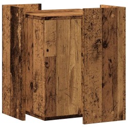 Cadre de lit avec tiroir Noir 120 x 200 cm Bois Ingénierie 483803483803