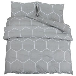 Salon de jardin 8 pcs avec coussins gris clair résine tressée 483971483971