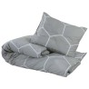 Salon de jardin 8 pcs avec coussins gris clair résine tressée 483971483971