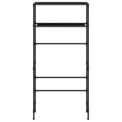 Salon de jardin 7 pcs avec coussins noir résine tressée 483993483993