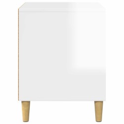 Cadre de lit Blanc 150 x 200 cm Bois d'ingénierie 484055484055