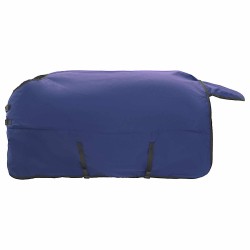 Ensemble à manger de jardin avec coussins 17pcs blanc textilène 484099484099