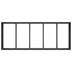 Poteau de clôture. Argenté 50 x 1,5 m (maillage de 25 mm) Acier 484154484154