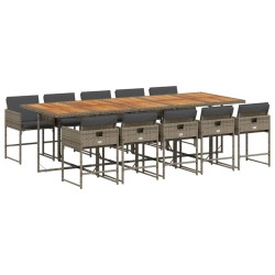 Ensemble de canapés d'extérieur 7 pcs Naturel 484192484192