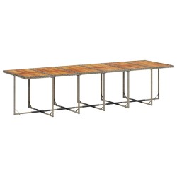 Ensemble de canapés d'extérieur 8 pcs Gris Naturel et Clair 484193484193