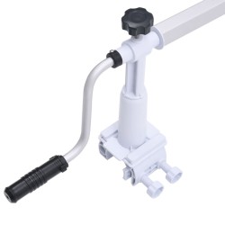 Clôture de jardin 9 pcs Blanc 15,3 x 1 m Acier revêtu de poudre 484215484215