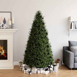 Clôture de jardin 5 pcs Gris 8,5 x 1,5 m Acier revêtu de poudre 484699484699