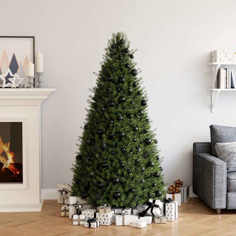 Clôture de jardin 5 pcs Gris 8,5 x 1,5 m Acier revêtu de poudre 484699484699