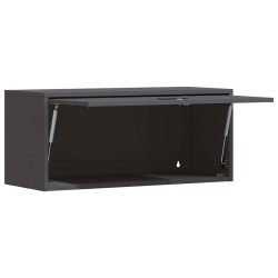 Salon de jardin 7 pcs avec coussins noir résine tressée 485158485158