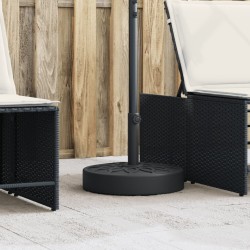 Salon de jardin avec coussins 9 pcs marron résine tressée 485652485652