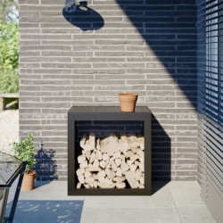 Salon de jardin 7 pcs avec coussins noir résine tressée 485694485694