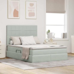 Ensemble à manger de jardin 9 pcs coussins gris résine tressée 486098486098