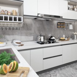 Poteau de clôture. Gris 100 x 0,8 m (maillage de 25 mm) 486375486375