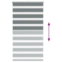 Poteau de clôture. Gris 100 x 0,8 m (maillage de 36 mm) 486531486531