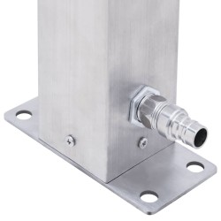 Poteau de clôture. Vert 100 x 0,5 m (maille 16 x 16 mm) 486864486864