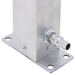 Poteau de clôture. Vert 100 x 0,6 m (maillage de 19 x 19 mm) 486867486867