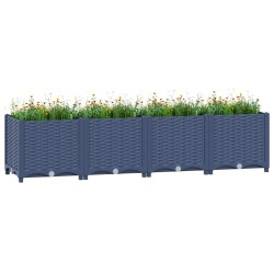 Clôture de jardin Blanc 240 x 140 cm Acier peint par poudre 486958486958