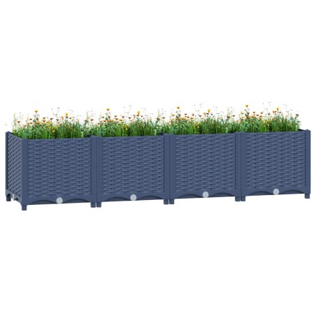 Clôture de jardin Blanc 240 x 140 cm Acier peint par poudre 486958486958