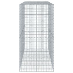 Poteau de clôture. Vert 50 x 0,8 m (mesh de 25 mm) Acier et PVC 486980486980