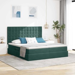 Cadre de lit d'angle avec matelas 2 pcs Gris Velours 486981486981