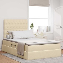 Cadre de lit d'angle avec matelas 2 pcs Jaune Velours 486990486990