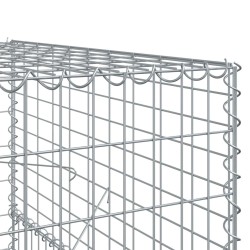 Clôture de jardin 5 pcs Gris 8,5 x 1 m Acier revêtu de poudre 487003487003