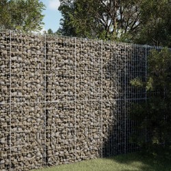 Poteau de clôture. Argenté 50 x 1,5 m (maille 50 mm) Acier 487012487012