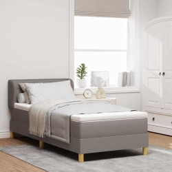 Cadre de lit d'angle avec matelas 2 pcs Gris clair Velours 487025487025