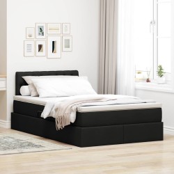 Cadre de lit d'angle avec matelas 2 pcs Taupe Velours 487041487041
