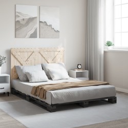 Cadre de lit d'angle avec matelas 2 pcs Gris Velours 487068487068